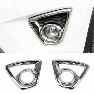 Exterior Decor ABS Chrome Front Fog Light Cover Trim For Mazda CX-5 2013-2014 D - Picture 1 of 11
