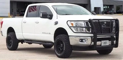 Protectores de rejilla Steelcraft 50-4080C HD negros para Nissan TITAN XD 16-24 Foto 1 de 3