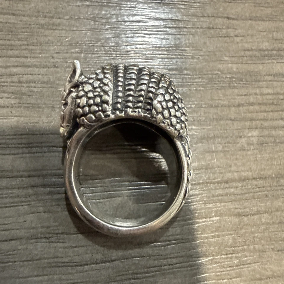 James Avery Rare Retired Armadillo 925 Sterling Silver Ring . Sz 4.5 - Image 1 of 4