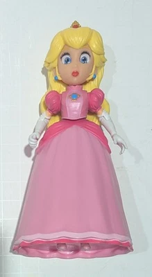 Princess Peach Figure 6” – Jakks Pacific Super Mario 任天堂 – 粉红色连衣裙 — 第 1/3 张图片