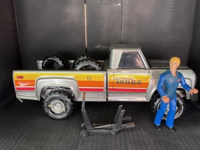 Camioneta pickup Tonka vintage de acero prensado años 70/80 con ruedas extraíbles XR-101 Foto 1 de 4