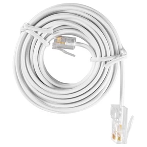 RJ11 6P4C to RJ45 8P4C Modular Phone Internet Extension Cable 3 Meter M1I59133 - Afbeelding 1 van 7