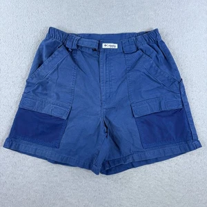 Columbia PFG Half Moon II Shorts Blue Men's M Pockets Fishing Outdoor - Picture 1 of 11