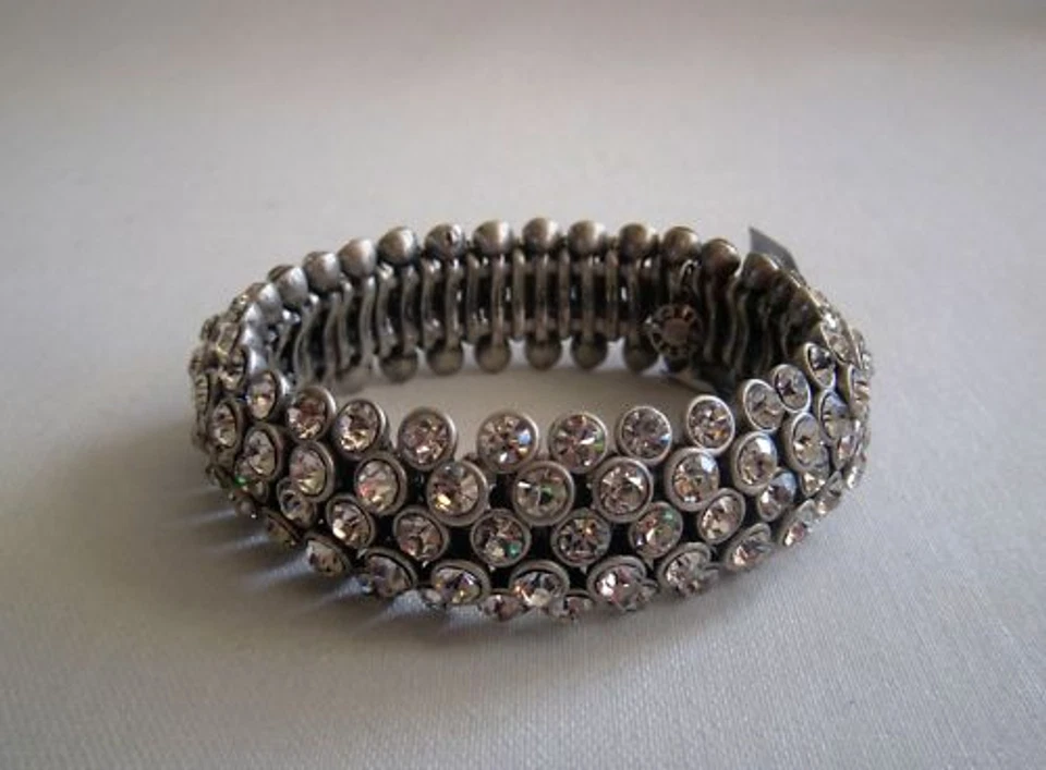 PULSERA CÓCTEL CRISTAL LUXE J.CREW NUEVA (CLARA) Foto 1 de 1