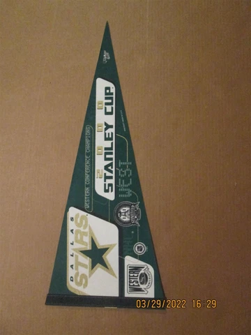 NHL Dallas Stars Vintage 2000 Western Conference Champions Stanley Cup Pennant Cover