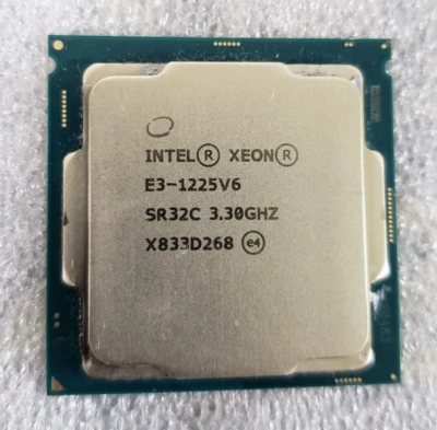 Intel Xeon E3-1225 V6 3.30GHz Quad Core 8MB LGA1151 Processor P/N: SR32C - Image 1 of 2