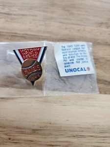 NEW Vintage Chicago Cubs 1945 Worlds Series Victory Lapel Hat Pin - Picture 1 of 3