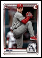 2020 1st Bowman Draft BD-125 Levi Prater Cardinals  Baseball Card