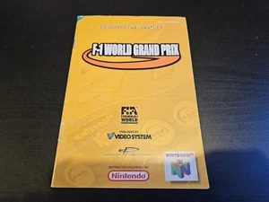 Folleto manual F-1 World Grand Prix Nintendo 64 - Imagen 1 de 1
