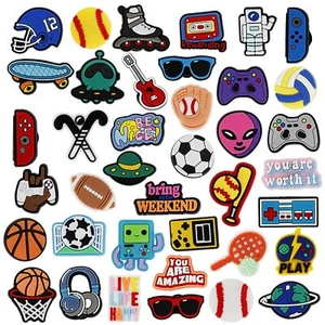 35Pcs Random Cartoon Clog Shoe Charms Decoration for Boys & Girls - Picture 1 of 6