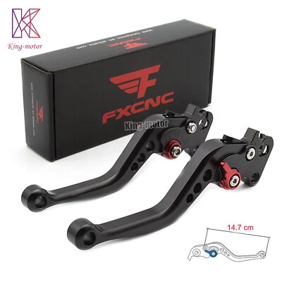 For Suzuki GSXR600 GSXR750 GSXR1000 2001 2002 2003 CNC Short Brake Clutch Levers Foto 1 de 4