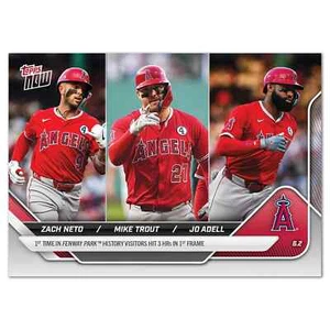 MLB Topps Now #249 2025 Mike Trout Zach Neto Jo Adell Angels - EN MANO - Imagen 1 de 1