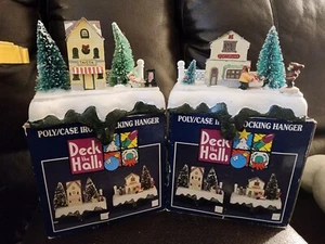 Topco Deck The Halls - Tavern & Toy Shoppe Christmas Light Up Stocking Hangers - Picture 1 of 11