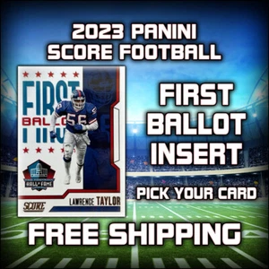 2023 Panini Score Football First Ballot Insert - Pick Your Card - Picture 1 of 1