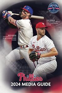 PHILLIES 2024 MEDIA GUIDE with Harper & Wheeler on Cover.  FREE SHIPPING! 