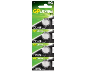 4 x GP Lithium CR2025 DL2025 CR 2025 3V Coin Cell Battery - Picture 1 of 2