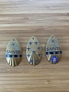 NFL New Orleans Saints Decorative Fridge Magnets 3 Pack - Picture 1 of 2