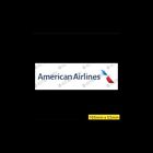 American Airlines Logo Sticker (Size 16.5 cm x 5.3 cm)