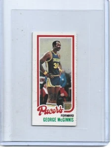 George McGinnis-Pacers-1980-81 Topps Basketball Separated Single Panel #121 - Picture 1 of 2