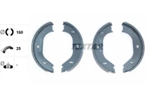 TEXTAR Bremsbackensatz Feststellbremse Handbremse Hinten 91020200 - Bild 1 von 1