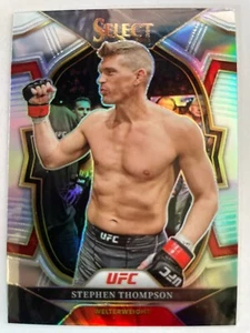 2023 UFC PANINI SELECT # 33 Stephen Thompson, Silver Prizm - fresh pull - Picture 1 of 2