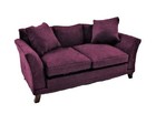 Dolls House Modern Purple Sofa Contemporary Living Room Furniture