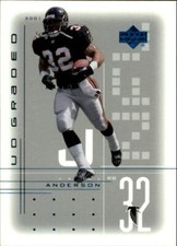 2001 UD Graded Football Card Pick