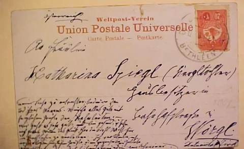 PALESTINE TURKEY BETHLEEM 1908 Cover