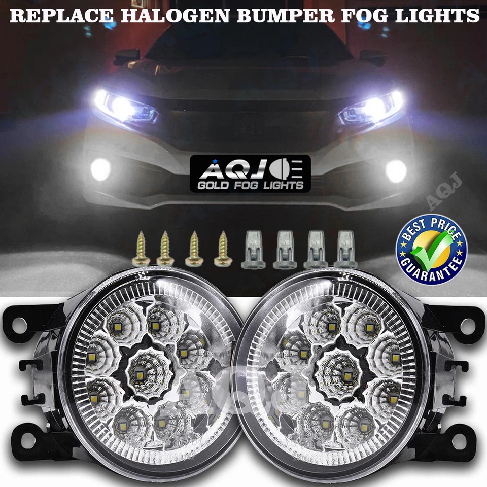 2PCS LED Fog Lights For FORD POLICE INTERCEPTOR UTILITY 2013-2015 Bumper Lamps Foto 1 de 4