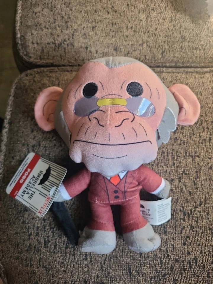 NETFLIX THE UMBRELLA ACADEMY - POGO - 8" PLUSH - NEW WITH TAG - Image 1 of 4