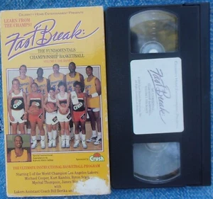 Fast Break Fundamentals Of Championship Basketball VHS Video 1988 L.A. Lakers - Picture 1 of 7