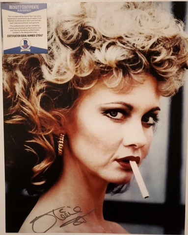 OLIVIA NEWTON-JOHN SIGNED AUTOGRAPHED COLOR GREASE 11x14 PHOTO BAS BECKETT COA Cover
