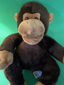 Russ Berrie & Co Bonkers Plush Stuffed Hand Puppet Monkey 13" - Picture 1 of 9