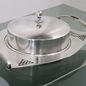 ARGENTOR WIEN DECKELDOSE ° SILBER PLATED ° DECKEL DOSE ° attrib. HANS OFNER - Bild 1 von 13