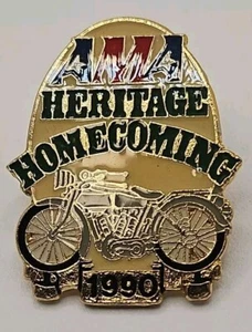 AMA HERITAGE HOMECOMING 1990 SPILLA VINTAGE E RARA NUOVA - Foto 1 di 4