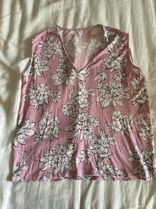 Liu Jo Florales Blusenshirt Rose Weiß - Bild 1 von 6
