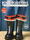 LADIES SANTA THEMED BOOT TOPPERS KNITTING PATTERN 