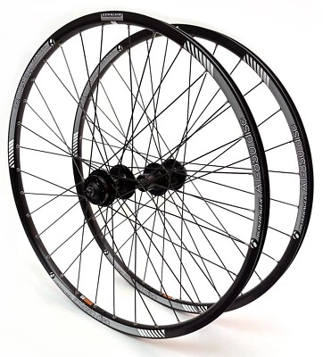 Conjunto de rodas Bontrager AT-850, cubos Shimano TX-506 QR 6 parafusos 8,9,10,11 spd - Imagem 1 de 3