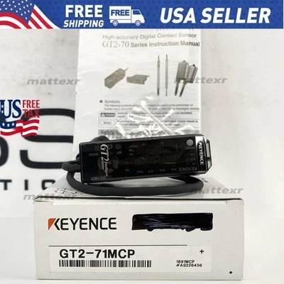 Sensor de contacto Keyence GT2-71MCP EE. UU. EE. UU. Impuestos gratuitos Foto 1 de 4