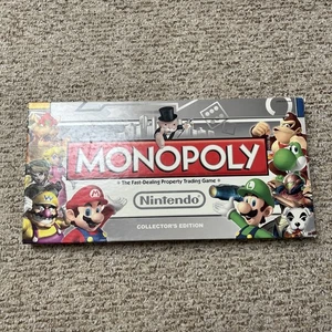 Vintage Nintendo Collectors Edition Monopoly Set 2010 RARE - Picture 1 of 13