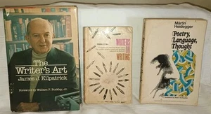 Vintage Writing Books-Writers On Writing-The Writers Art-Poetry,Language,Thought - Picture 1 of 21