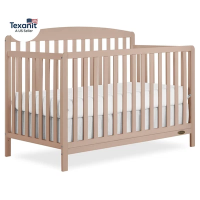 Odelle 5-In-1 Convertible Full-Size Baby Crib in Almond Butter, Greenguard Gold  - Image 1 of 4