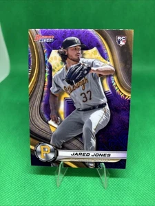 2024 Bowman's Best Jared Jones RC Pirates Purple Refractor #/250 Pirates #54 - Picture 1 of 2