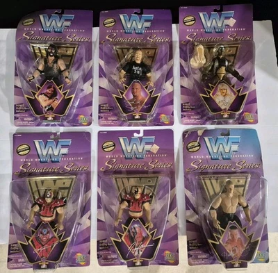 Полный комплект WWF Signature серия 1 Jakks Pacific Titan Sports винтажный 97 - Изображение 1 из 2
