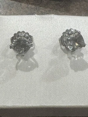 Brincos de prata esterlina 14K com postes de ouro verde claro de ametista Lagos Caviar - Imagem 1 de 4