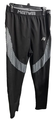 MEETVEE Negro Soporte Articular Hombre’s XL Compresión Medias Leggings #CUZ Foto 1 de 3