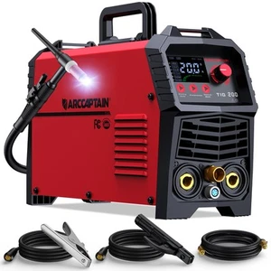 TIG Welder 200A, High Frequency 110v/220v Dual Voltage TIG/Stick/A... - Picture 1 of 9