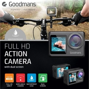 NEW GOODMANS FULL HD ACTION CAMERA SPORT DIVING WATERPROOF CAPTURE EVERY SECOND - Picture 1 of 4