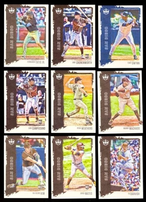 2021 Diamond Kings w/SP 1-170 SAN DIEGO PADRES Team Set w/Jake Cronenworth SP RC - Image 1 of 3