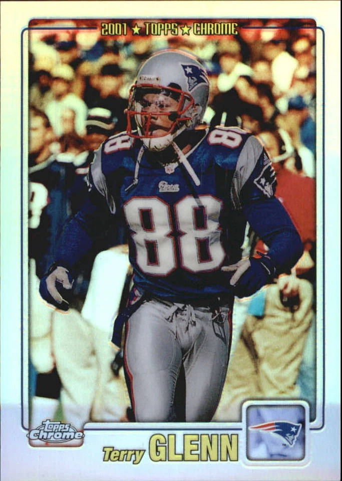 2001 Topps Chrome Refractors #94 Terry Glenn /999 - NM-MT - Image 1 of 2